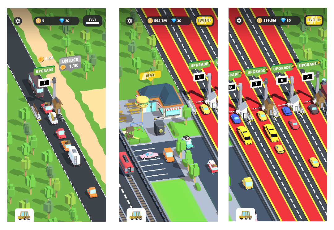 Idle Toll 3D gameplay